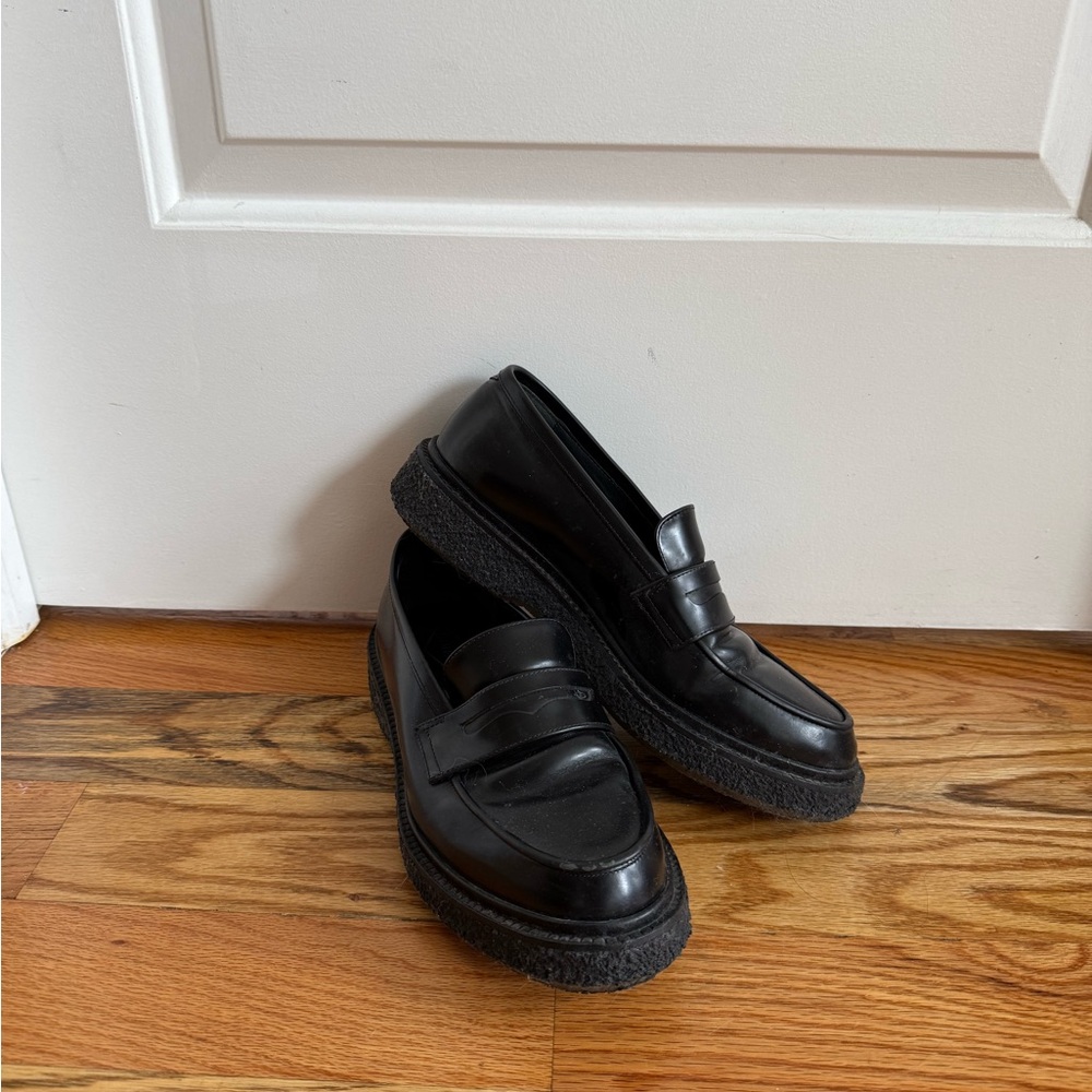 Adieu Type 5 black leather loafers